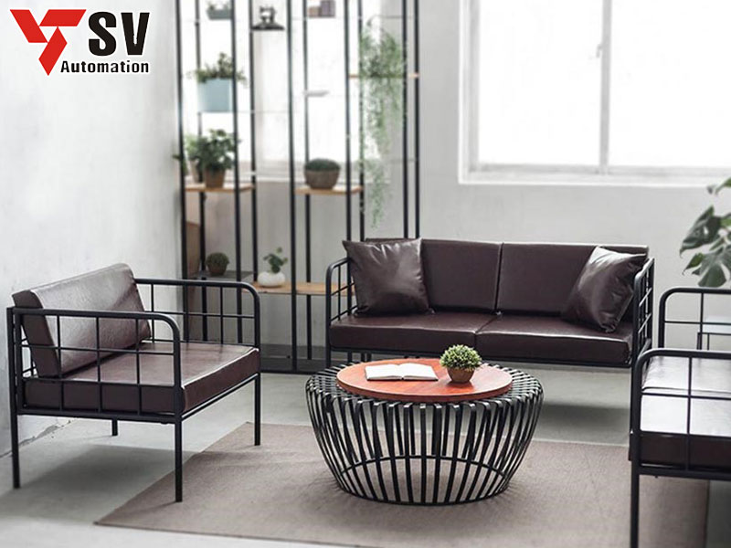Sản phẩm nội thất từ sắt mang đến cảm giác giản dị nhưng không kém phần sang trọng
